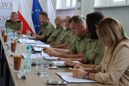  Przedstawiciele Uczelni w trakcie obrad