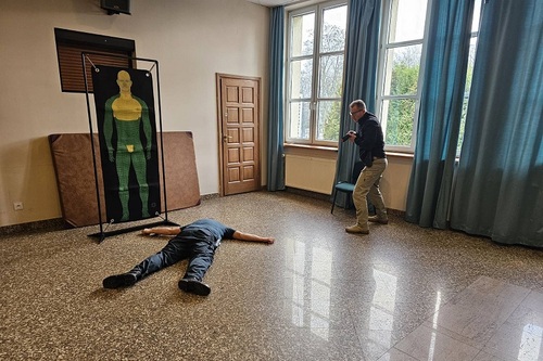 Uczestnicy szkolenia podczas zajęć praktycznych Uczestnicy szkolenia podczas zajęć praktycznych