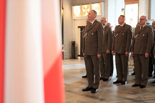 płk SG Paweł Sukacz podczas oficjalnego pożegnania
