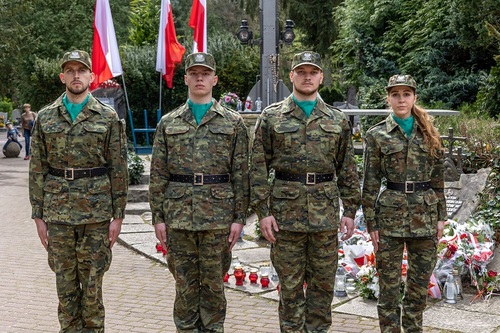 Delegacja studentów WSSG