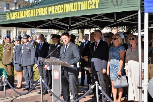 Prezydent Miasta Koszalina przemawia