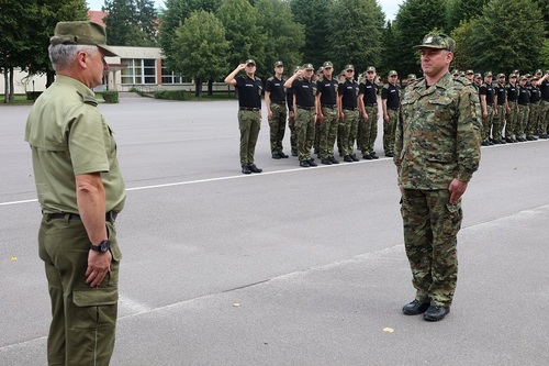 Oficjalne zakończenie szkolenia na placu apelowym WSSG Oficjalne zakończenie szkolenia na placu apelowym WSSG