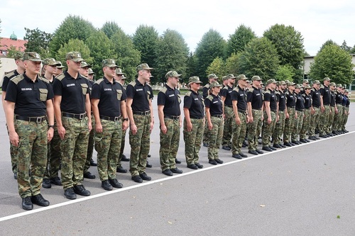 Oficjalne zakończenie szkolenia na placu apelowym WSSG Oficjalne zakończenie szkolenia na placu apelowym WSSG