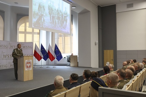 Prelekcja wygłaszana przez ppłk. SG dr. Artura Ochała - znawcę polskich formacji granicznych