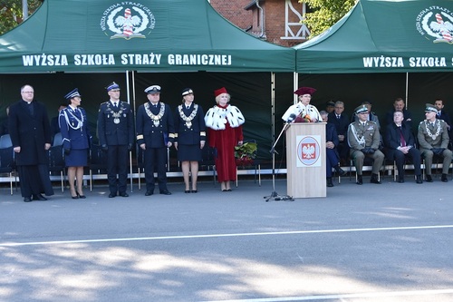 dr hab. Danuta Zawadzka przemawia w imieniu Rektorów