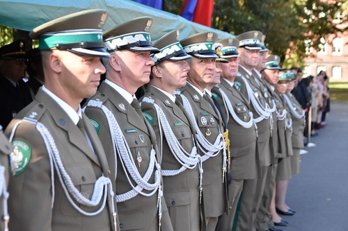 Komendanci Oddziałów SG podczas uroczystości